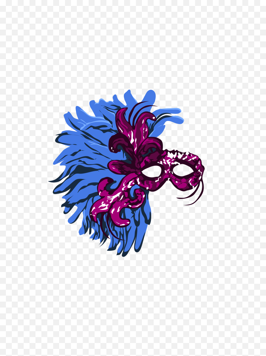 Download Hd Mardi Gras Mask - Illustration Transparent Png Illustration,Mardi Gras Mask Png