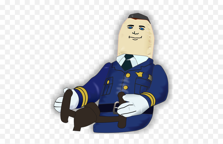 Blow - Up Pilot Vector Image Free Svg Otto Pilot Png,Pilot Png