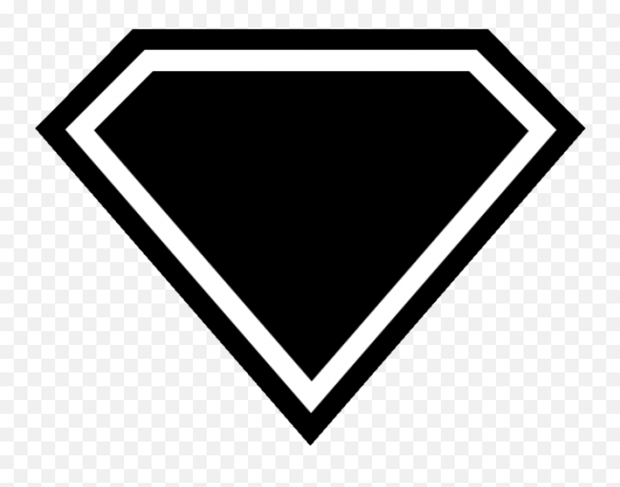 Empty Superman Logo - Blank Superman Logo Png,Superman Logo Images