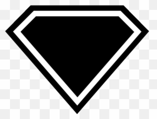 Empty Superman Logo - Blank png