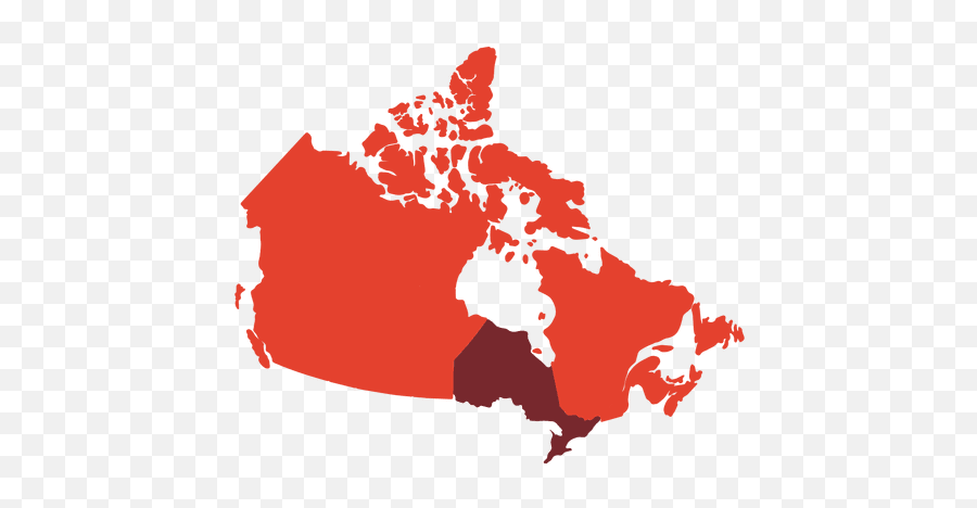 Transparent Png Svg Vector File - Canada Map Vector Png,Canada Png
