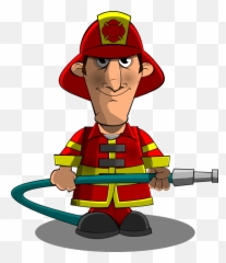 Download Fireman To Use Resource Free Clipart Png - Fire Fighter Cartoon Png,Firefighter Png