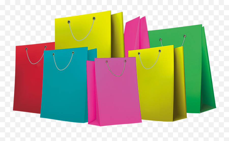 Shopping Paper Bags Png Clipart - Clipart Shopping Bags Transparent Background,Grocery Bag Png