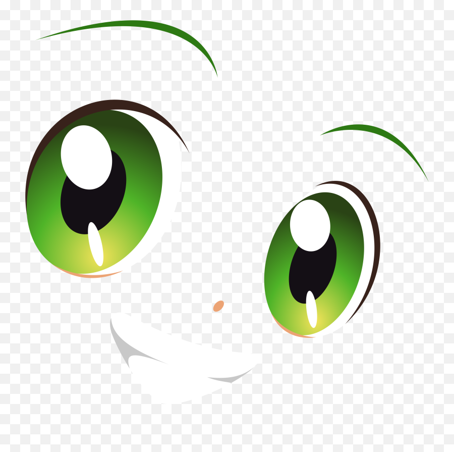 Stock Green Eyes Smile Yotsuba By - Anime Face Green Png,Green Eye Logo