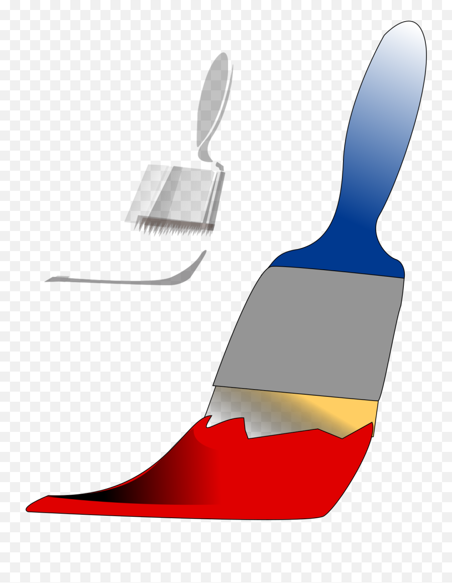 Paint Brush Svg Vector - Gif Painting Clipart Transparent Png,Paintbrush Logo