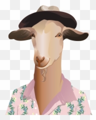 Download Goat Head Png Image With - Bighorn,Goat Head Png