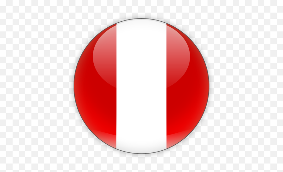 Peru - France Round Flag Png,Peru Flag Png