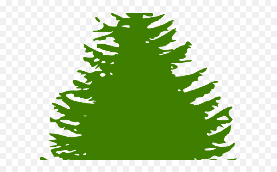Fir Tree Clipart Forrest - Blue Pine Tree Silhouette Png,Forrest Png
