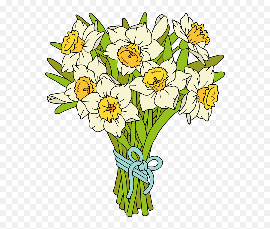 Download Pictures Of Daffodils - Daffodil Bouquet Clip Art Clipart Daffodils Png,Daffodil Png