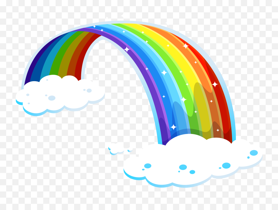 Rainbow Decoration Clouds Png 6997 - Free Icons And Png Rainbow Clipart,Clounds Png