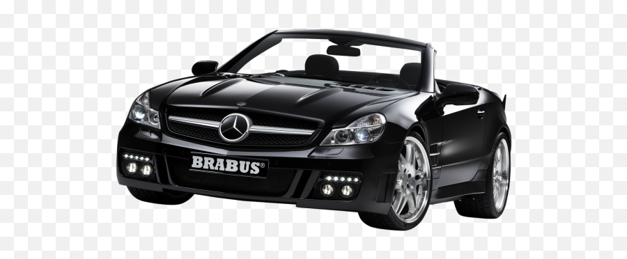 Black Mercedes Benz Sl Class By Brabus Transparent Image Png Number 4 Background