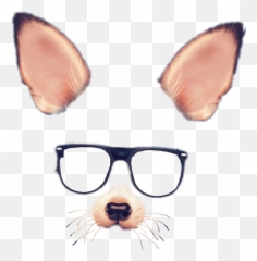 Snapchat Filters Clipart Face - Png Cute