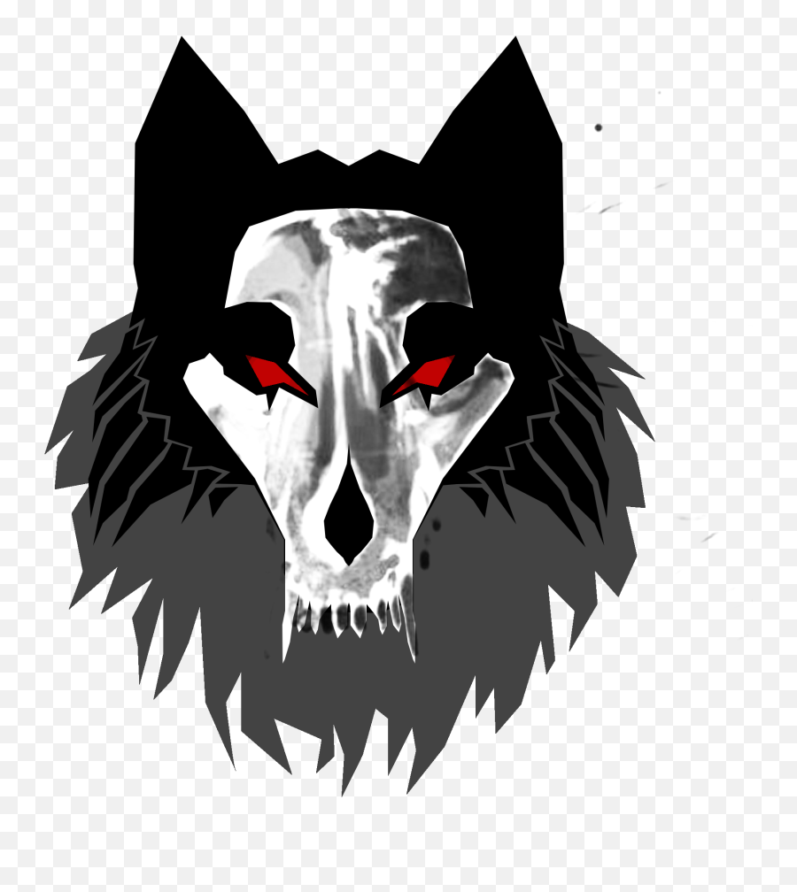 Download Wolf Emblem Png Image With No - Dog Skull Logo,Wolf Skull Png