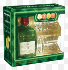 Buchanans 12 Yr Glasses Gift - Buchanan 12 Year Gift Set Png,Buchanan's Png
