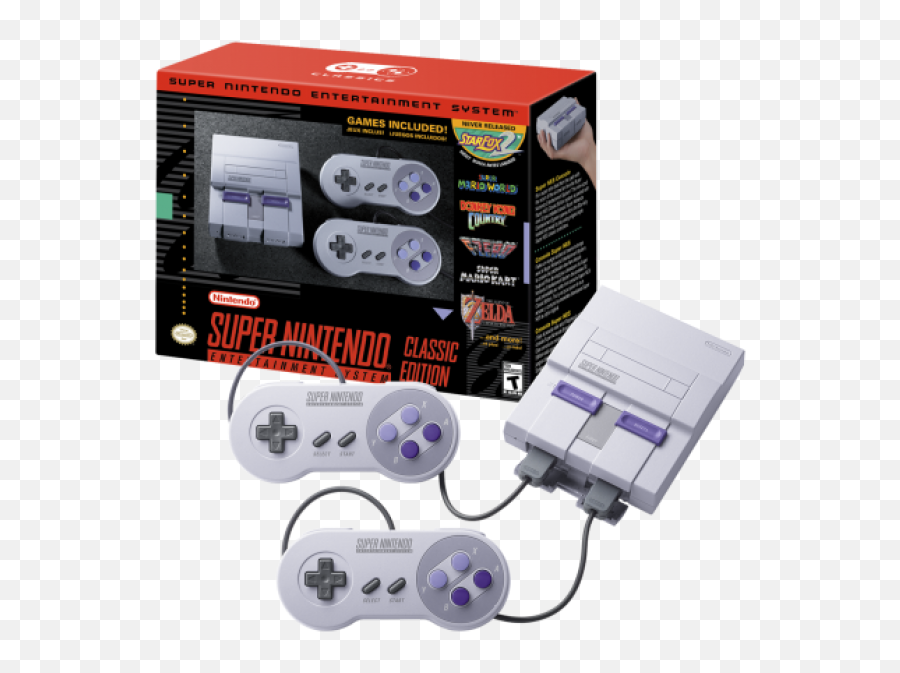 Download Super Nintendo Snes Classic Edition - Nintendo Super Nintendo Classic Png,Super Nintendo Entertainment System Logo