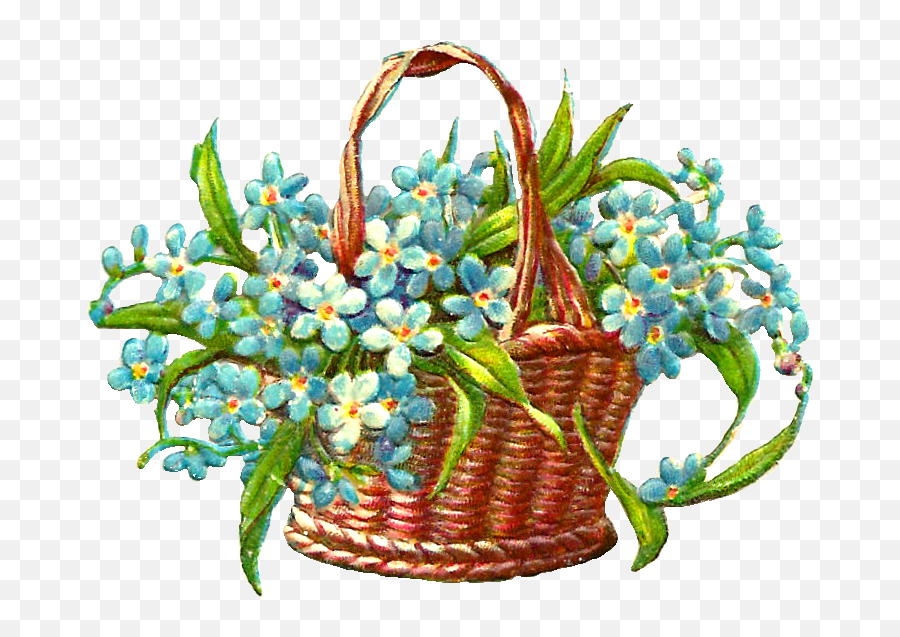 Free Graphic Flower Designs Download - Basket Of Flower Art Png,Flower Graphic Png