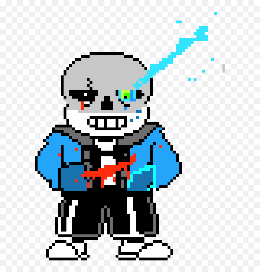 Death Wish Sans - Undertale Au Sans Sprites Clipart Full Sans Pixel Art Png,Transparent Undertale