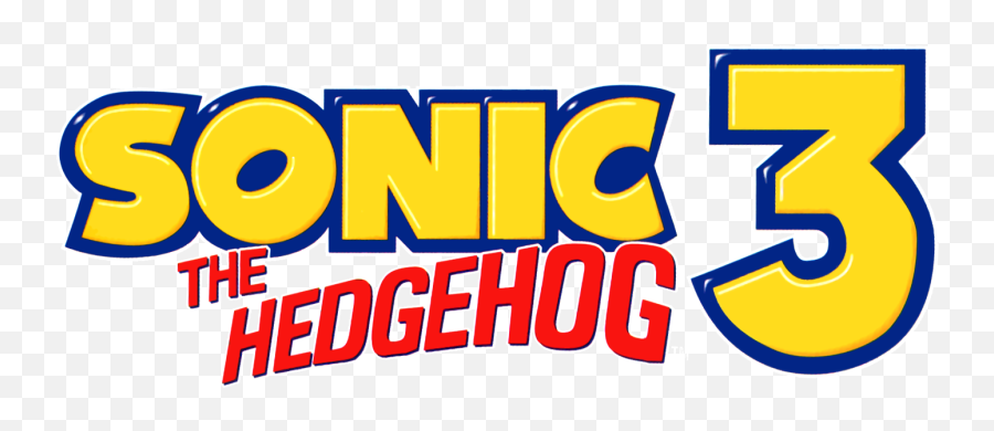 Sonic The Hedgehog Logo Png - Sonic The Hedgehog 3 Genesis Logo,Sonic The Hedgehog Logo