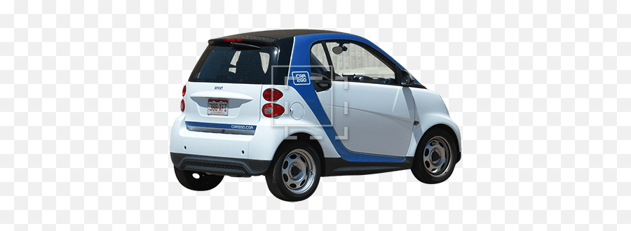 Smart Car Back View - Blue Smart Car Back Png,Back Of Car Png