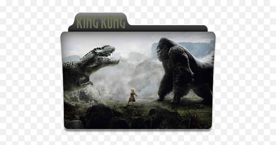 King Kong Folder Transparent Icon - Designbust King Kong Png,Western Film Icon