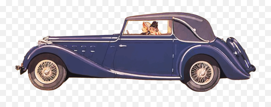 Convertible Car Png Transparent Images - Vintage Car Images Png,Blue Car Png