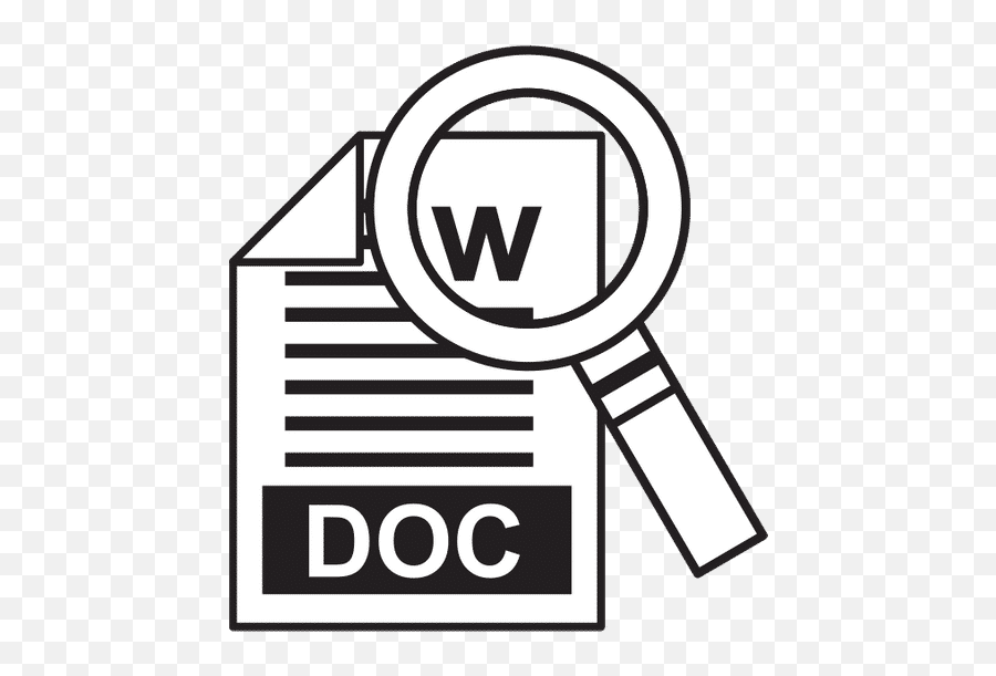 Word Document Search Icon Png For