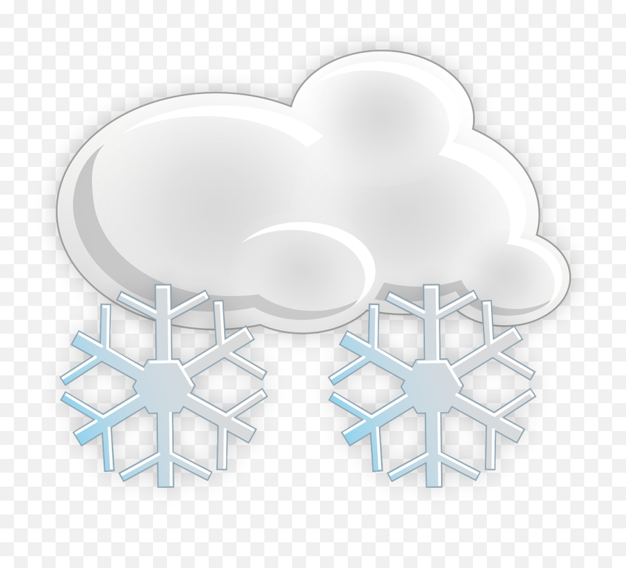 Snow Cloud Snowflakes - Free Vector Graphic On Pixabay Perkiraan Cuaca Pada Tanggal 7 September 2021 Bandar Lampung Png,Snow Weather Icon