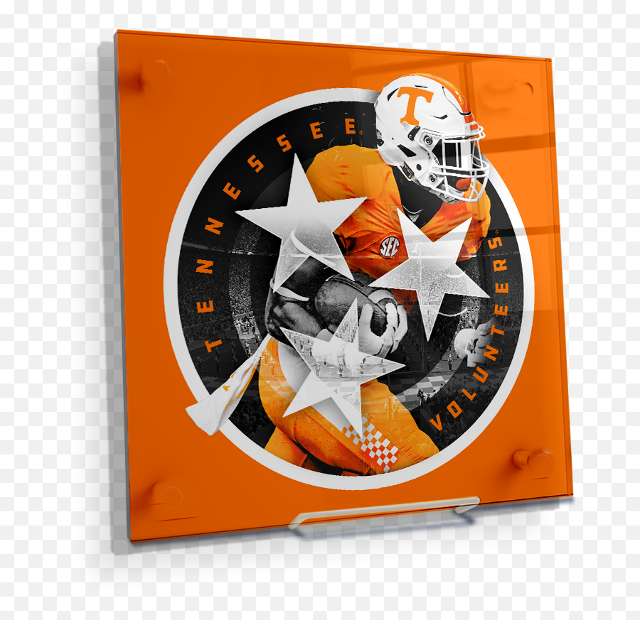 Tennessee Volunteers - Tri Star 2018 Orange Sticker Png,Skull Icon 16x16
