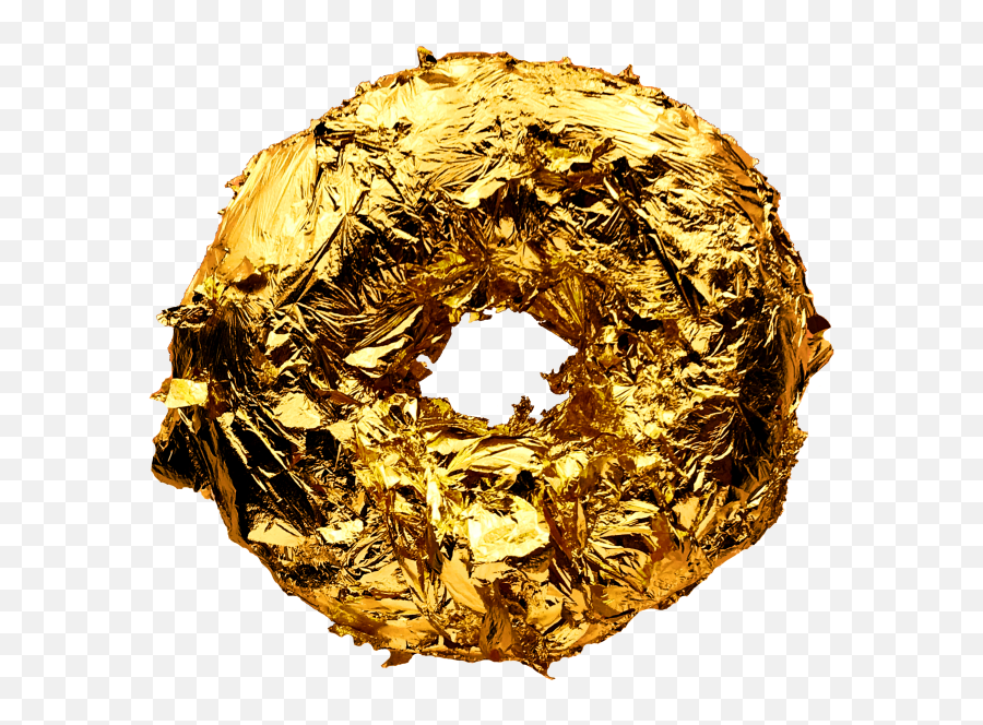 Cristal Champagne - Infused 24karat Gold Doughnut Released In Png,Doughnut Png