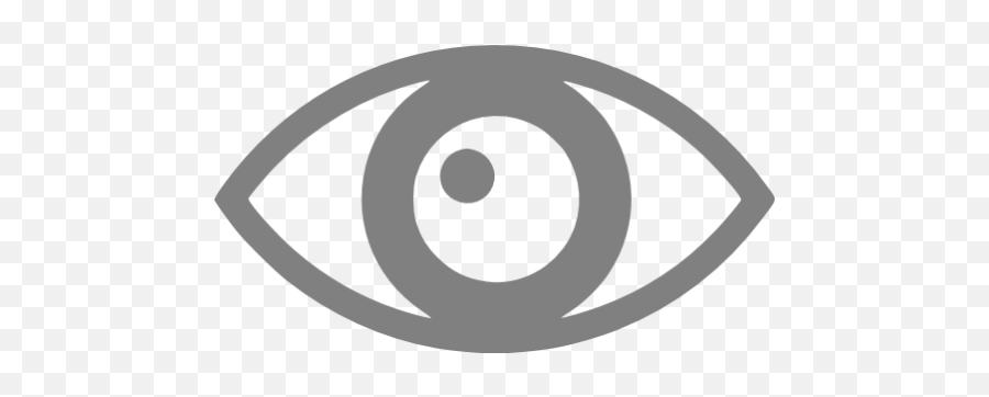Gray Eye 3 Icon - Blue Eye Icon Png,Eye Symbol Png