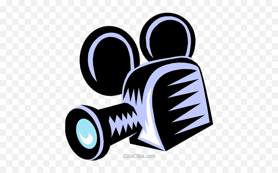 Motion Picture Movie Camera Royalty Free Vector Clip Art - Dot Png,Cool Camera Icon