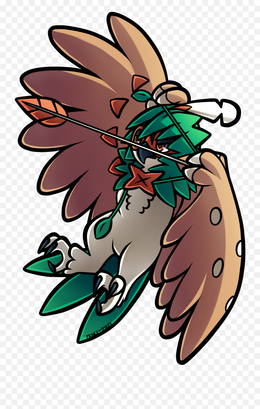 Magical - Bean Decidueye Sticker Png,Zevran Icon Art Tumblr