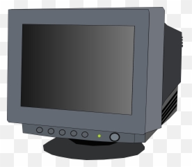 Public Domain Clip Art Image - Different Kinds Of Monitor Cathode Ray Tube Monitor Png,Computer Monitor Icon
