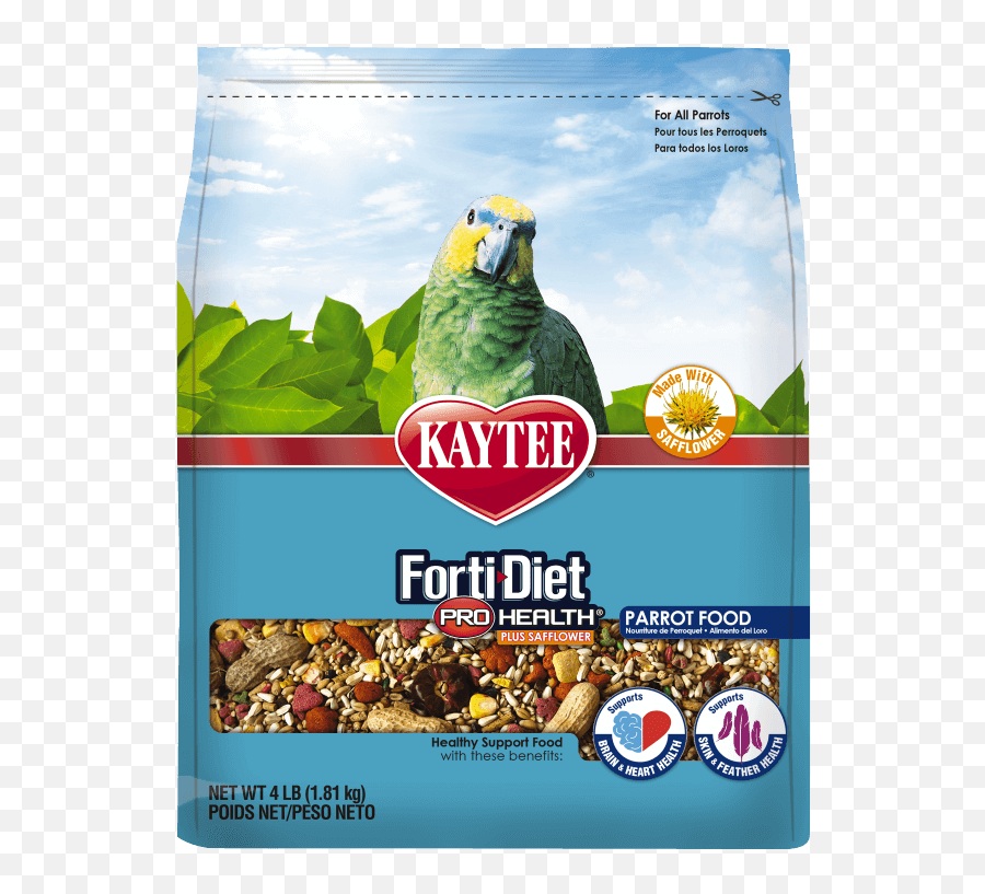 Forti - Diet Pro Health With Safflower Parrot Food Pet Bird Kaytee Forti Diet Pro Health With Safflower Parrot Bird Food Png,Parrot Transparent Background