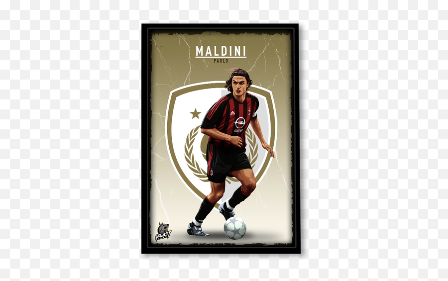 Icon Ryan Giggs Canvas Art Free Frame - Paolo Maldini Png,Dee Football Icon
