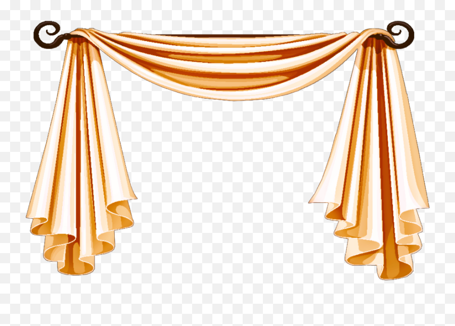 Golden Curtains Png Hd Transparent - Curtain Background Design Png,Cloth Png