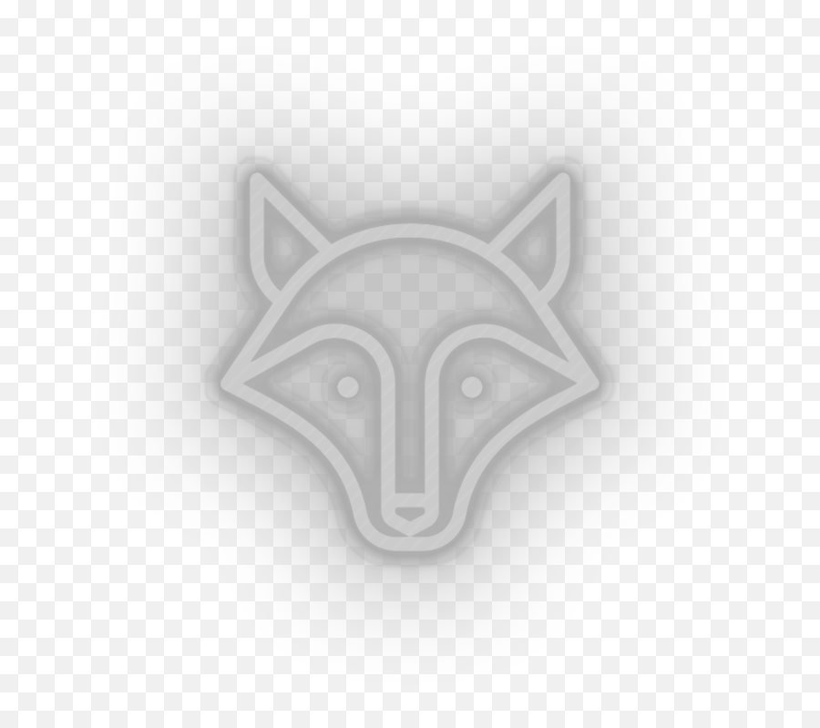 Fox Neon Sign - Animals Led Neon Decor Fox Png,Shadow Wolf Icon