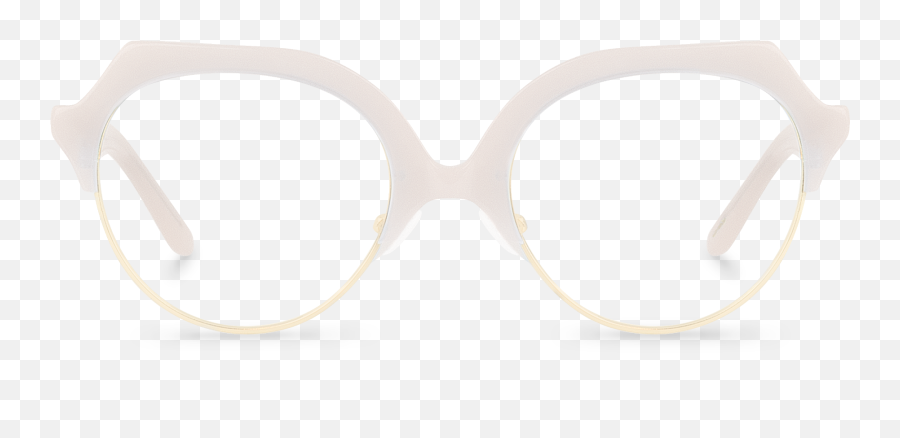 Candice Cream Semi - Rimless Glasses Girly Png,Reading Glasses Icon