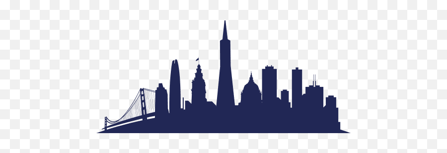 San Francisco City Skyline - Skyline San Francisco Clipart Png,City Png