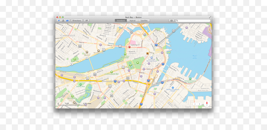 Get To Know Os X Mavericks Maps - Dot Png,Ios 6 Maps Icon