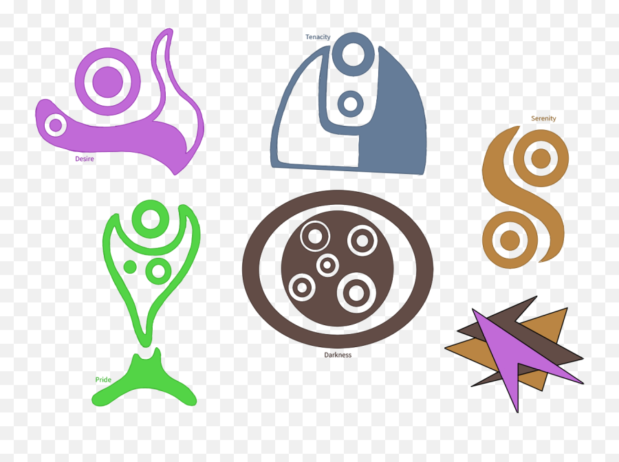 Digimon Crests Designs Coloured By Maccadragon - Fur Fan Made Digimon Crests Png,Digimon Desktop Icon