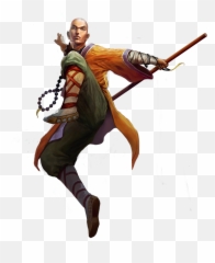 Wood Elf Monk Transparent Png - Wood Elf Monk 5e,Monk Png