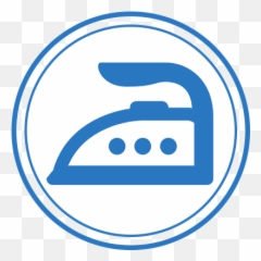 Download Laundry - Iron Icons Full Size PNG Image PNGkit Blue Png