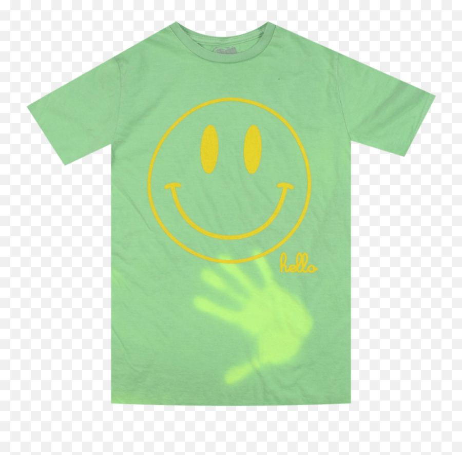Hello Smiley Green T - Shirt Jasmine T Shirt Kids Png,Simley Face Text Icon