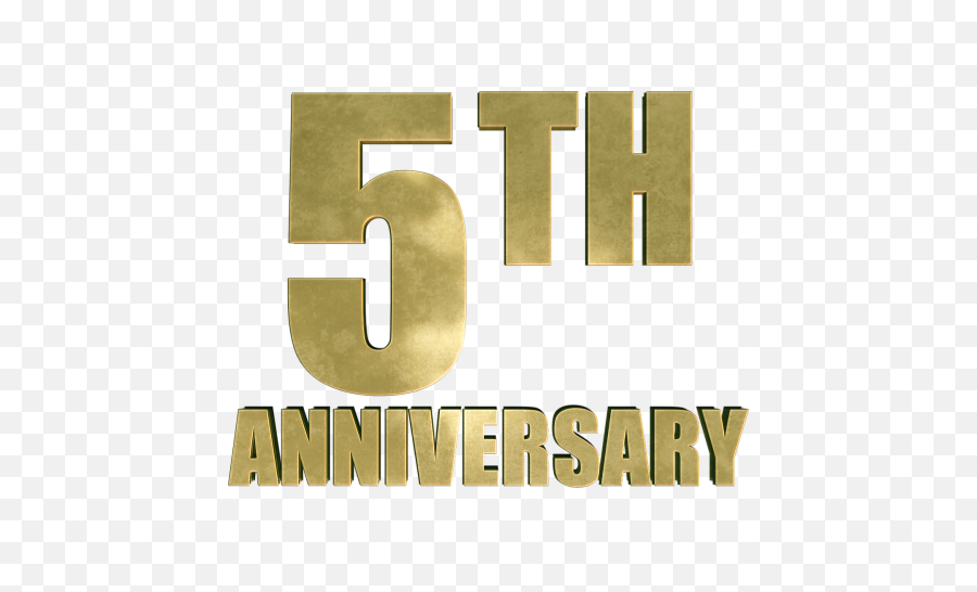 5th 5 Year Anniversary Png Image - Graphics,Anniversary Png