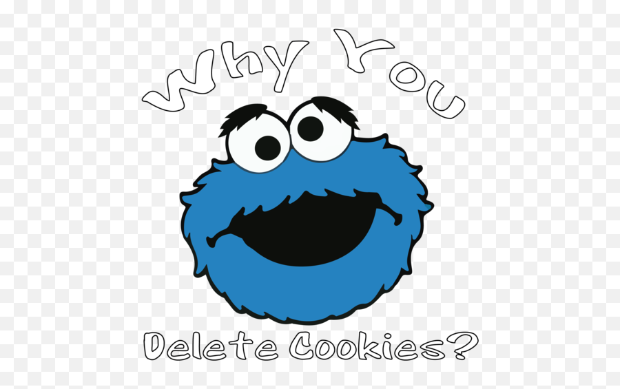 Why You Delete Cookies Cookie Monster - Cookie Monster Cartoon Sesame Street Png,Cookie Monster Png