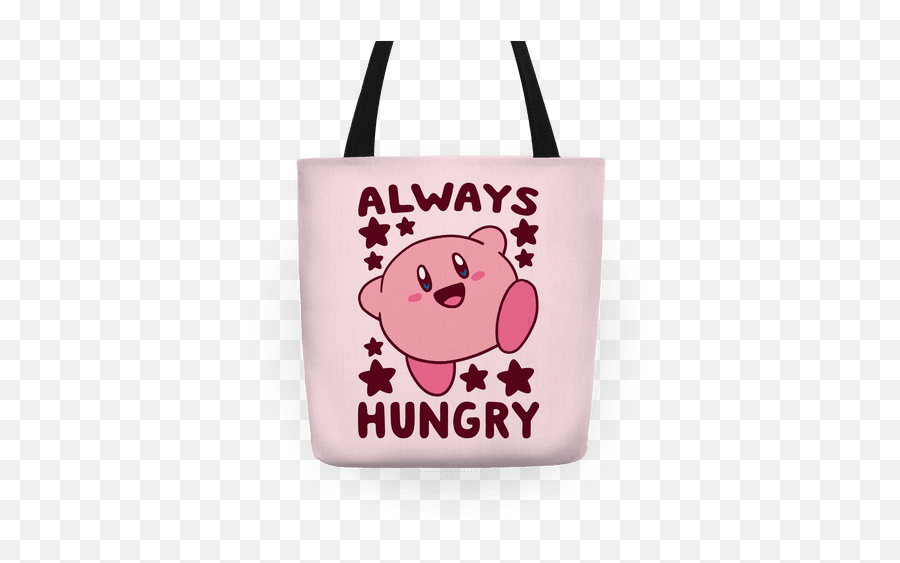 Always Hungry - Kirby Totes Lookhuman Human Png,Kirby Png