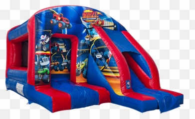 Box Jump U0027nu0027 Slide Combi Blaze And The Monster Machines - Inflatable Png,Blaze And The Monster Machines Png