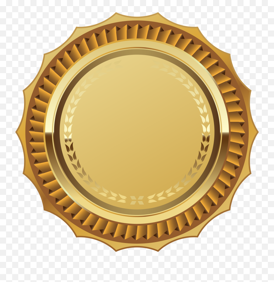 Download Free Png Gold Seal With Ribbon Clipart Image - Medal Png,Gold Ribbon Transparent Background