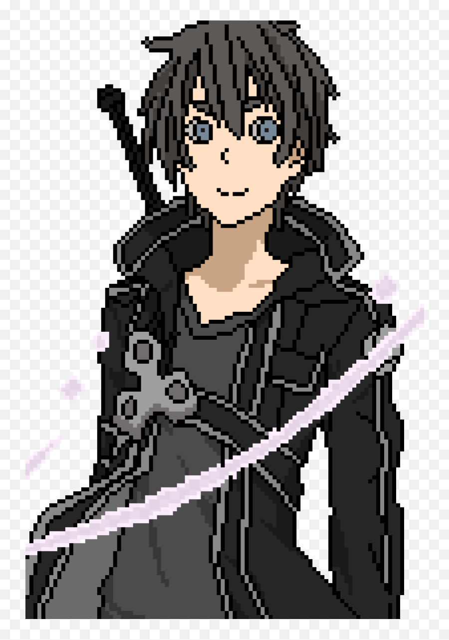Pixilart - Kirito Sao By Illusionist7713 Kirito Guapo Png,Kirito Png